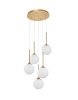 ZŁOTA lampa wisząca PEREZ LE41752 LUCES EXCLUSIVAS LUCES EXCLUSIVAS 