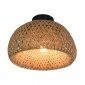 Plafon Sufitowy Z Brązowym Kloszem JUNO CL16107-D30 ZUMA LINE 