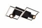 Nowoczesny plafon lampa sufitowa czarna uniwersalna minimalistyczna geometryczna kwadraty dwie tuby ARIANNE 53102/24/30 Lucide 