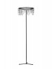 Elegancka Lampa Stojąca Do Salonu Czarna Luces Exclusivas HUARAZ LE44717 