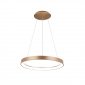 Nowoczesna Lampa Wisząca LED Złoty Okrąg VICO PND-53675-078RPC-GD-<br />3KS4K-TRDIMM ITALUX 