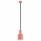 Nowoczesna prosta lampa wisząca koral ze złotymi akcentami kielich stal designerska minimalistyczna pomarańcz SINES 4218 Argon 