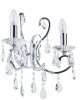 KINKIET KRYSZTAŁOWY BAROCCO CHROM ITALUX MB72709-2A 