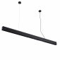 Lampa wisząca do salonu do biura Sigi I PL0126-BK Yaskr czarna LED 3000K 