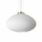 Szklana lampa wisząca mosiądz Plisse sp1 d45 Ideal Lux 285191 nad stół wyspę jadalniana 
