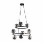 Designerska molekularna lampa wisząca w kolorze czarnym szklane grafitowe klosze kule ANABELLE 6845 TK-Lighting 
