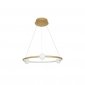 Złota Lampa Wisząca Ring FRIA LE41396 LUCES EXCLUSIVAS 