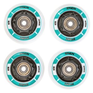 4 świecące kółka Raven Helixi Black Mint 72mm z łożyskami