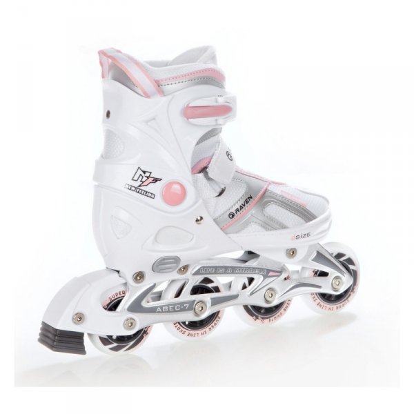 Rolki Raven Pulse (white/pink)