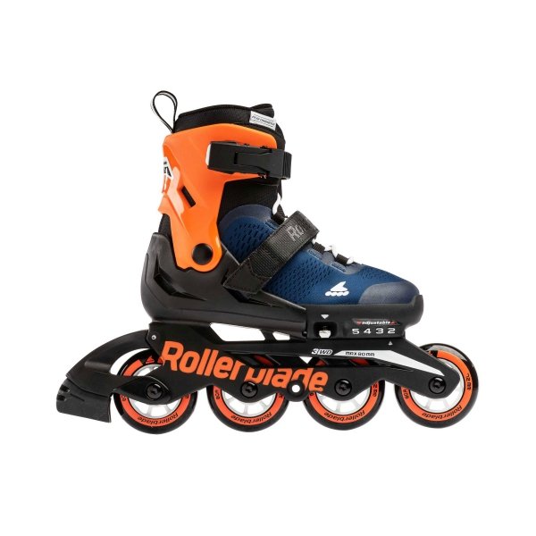 Rolki Rollerblade Microblade G (midnight blue / orange) 2021
