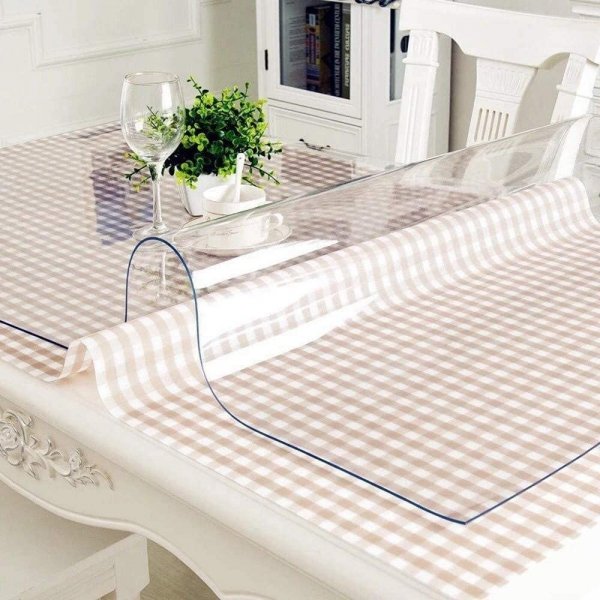 Mata podkładka ochronna elastyczna PCV 130x50 cm na stół biurko 1 mm