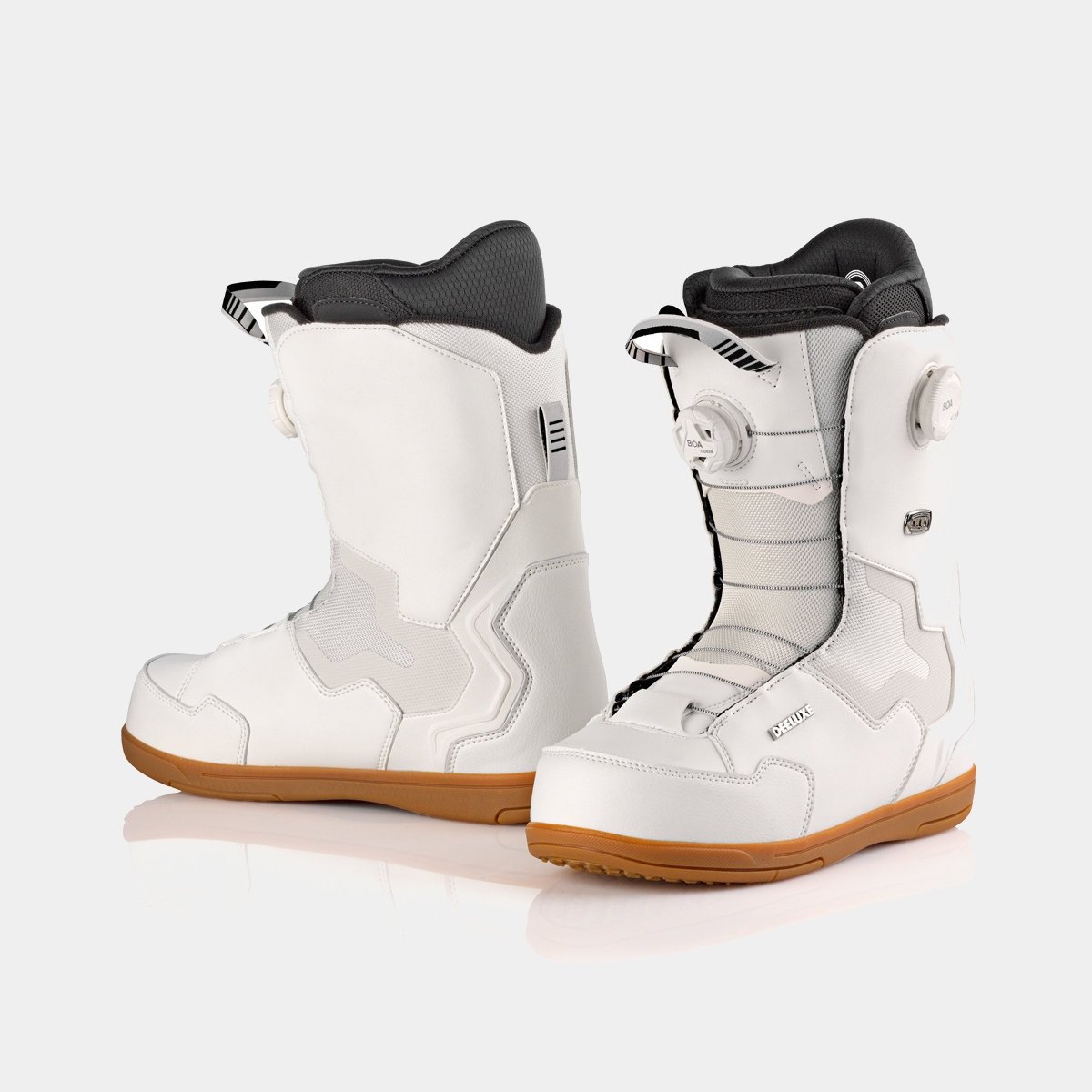 Buty snowboardowe z podwójnym BOA | Deeluxe ID Dual BOA (white