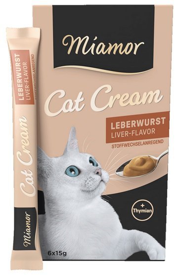 Miamor Cat Confect Leberwurst Cream 6x15g