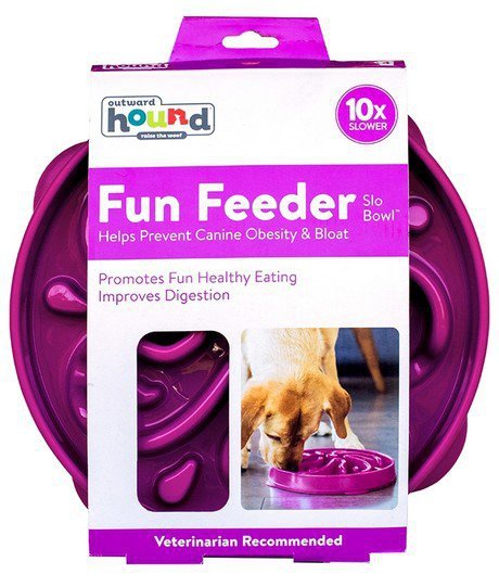 Outward Hound Fun Feeder Miska spowalniająca fioletowa [51003]