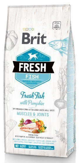 Brit Fresh Dog Adult Large Fish & Pumpkin 12kg