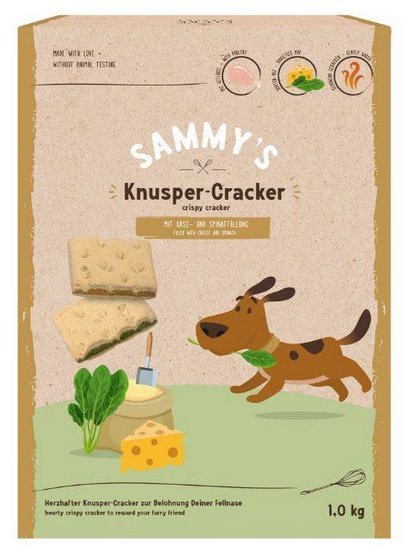 Sammy&#039;s Crispy Cracker Ser & Szpinak 1kg