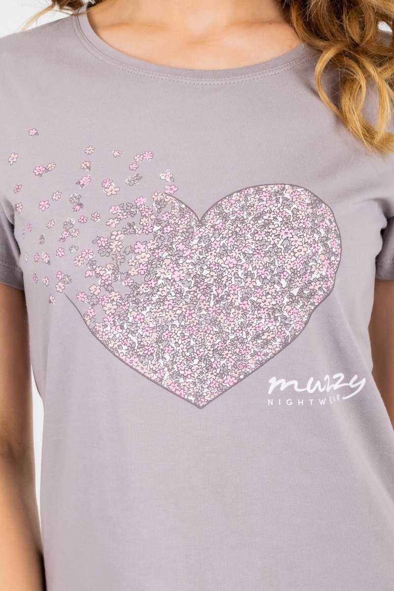 MUZZY Koszula nocna SERCE R: