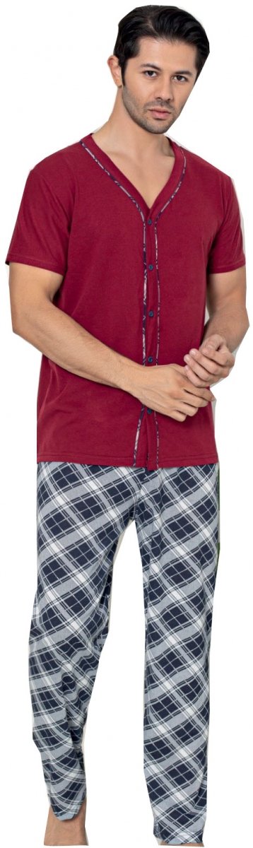 Piżama męska ROZPINANA R: