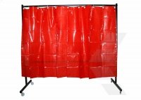 Parawan spawalniczy z kurtynami foliowymi OPEN WELD SOLID 2100x1900 mm 