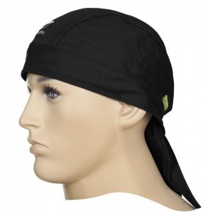 WELDAS-Fire Fox™ chusta Doo-Rag, czarna trudnopalna bawełna 23-3615 