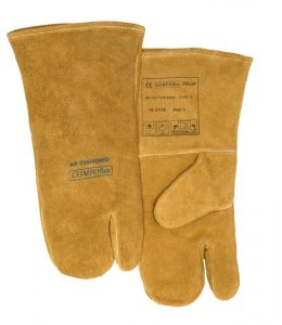 WELDAS -  10-2178 BUCKTAN WIDE BODY, rękawica spawalnicza z jednym palcem z podszewką COMFOflex® z najwyższej jakości dwoiny bydlęcej (5 par)