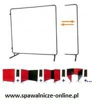 WELDAS-Ekran spawalniczy jednoczęściowy z regulacją COMBOframe 1,8x1,8 m (55-8668, 55-7166) ciemna zieleń