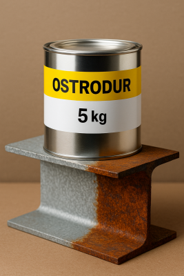 Farba zaprawkowa do cynku OSTRODUR (5,0 kg)