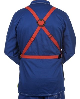 WELDAS-38-4342 Arc Knight® fartuch spawalniczy, wysokiej odporności trudnopalna bawełna 520 gr./m2 (107 cm/60 cm) dł x szer.
