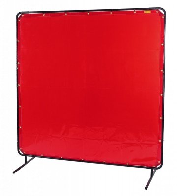 WELDAS-EKRAN SPAWALNICZY 1,74X1,74 m (55-6166) CZERWONY