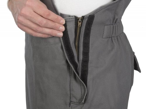WELDAS- Arc Knight® 38-4380 ogrodniczki spawalnicze, wysokiej odporności trudnopalna bawełna 520 gr./m2 