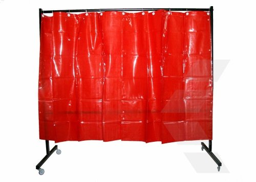 Parawan spawalniczy z kurtynami foliowymi OPEN WELD SOLID 2100x1900 mm
