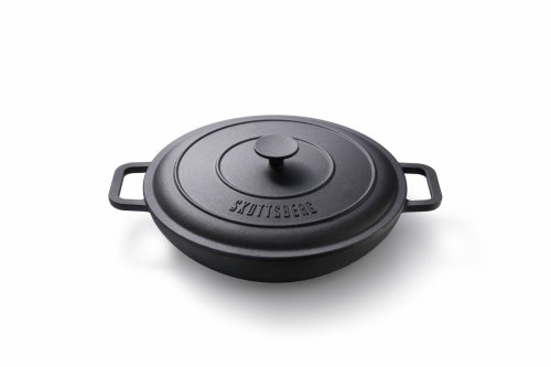 Skottsberg Zestaw 3 Patelni żeliwnych + Czyścik GRATIS