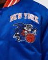 Mitchell & Ness kurtka NBA Heavyweight Satin Jacket New York Knicks OJBF3413-NYKYYPPPROYA