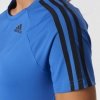Adidas koszulka Climalite Designed To Move Tee 3S niebieska BK2683