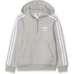 Adidas Originals Kapuzenpullover Halfzip Hoodie In Grau für Kinder DV2885