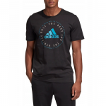 Adidas t-shirt męski czarny Mh Emblem T Dv3099