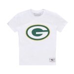 Mitchell & Ness t-shirt NFL Team Logo Tee Green Bay Packers BMTRINTL1053-GBPWHIT