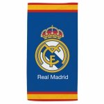 Real Madryt ręcznik plażowy junior 70x140 cm beach towel mikrofibra 181466