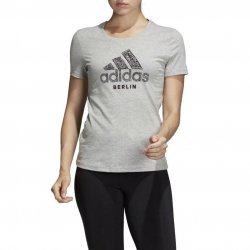 Adidas T-Shirt Damski Szary Kc Berlin Tee W T Ea0415