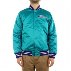 Mitchell & Ness kurtka NBA Heavyweight Satin Jacket Charlotte Hornets OJBF3413-CHOYYPPPHRBL