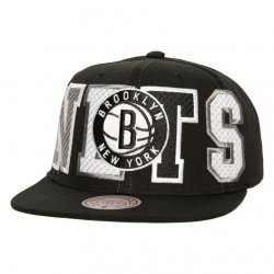 Mitchell & Ness czapka z daszkiem Varsity Bust Snapback Brooklyn Nets HHSS6461-BNEYYPPPBLCK