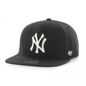 Brand `47 czapka z daszkiem New York Yankees Snapback Captain No Shot B-NSHOT17WBP-BK 