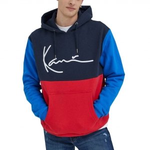 Karl Kani bluza męska z kapturem Signature Block Hoodie 6028201 