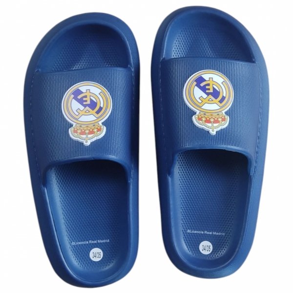 Real Madryt klapki Beach Pool Flip Flops Blue Eva 2300006880N