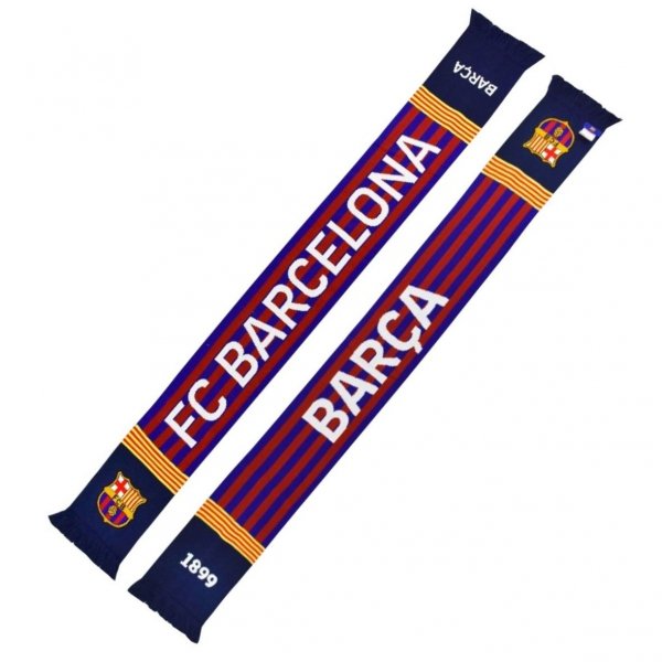 FC Barcelona szalik kibica dwustronny Double Knitted Scarf N24 5004BUD17
