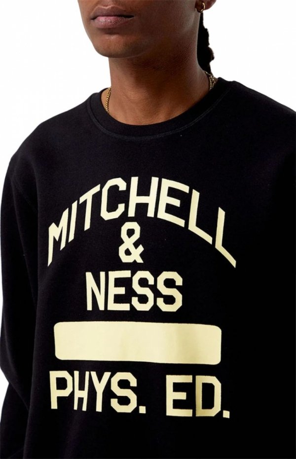 Mitchell &amp; Ness bluza Branded Fashion Graphic Crew FCPO5532-MNNYYPPPBLCK