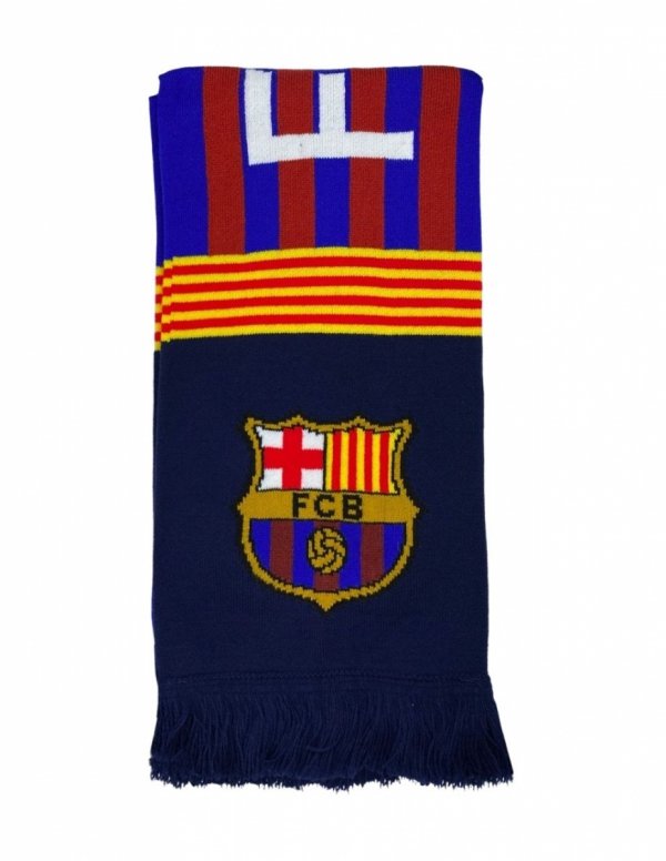 FC Barcelona szalik kibica dwustronny Double Knitted Scarf N24 5004BUD17