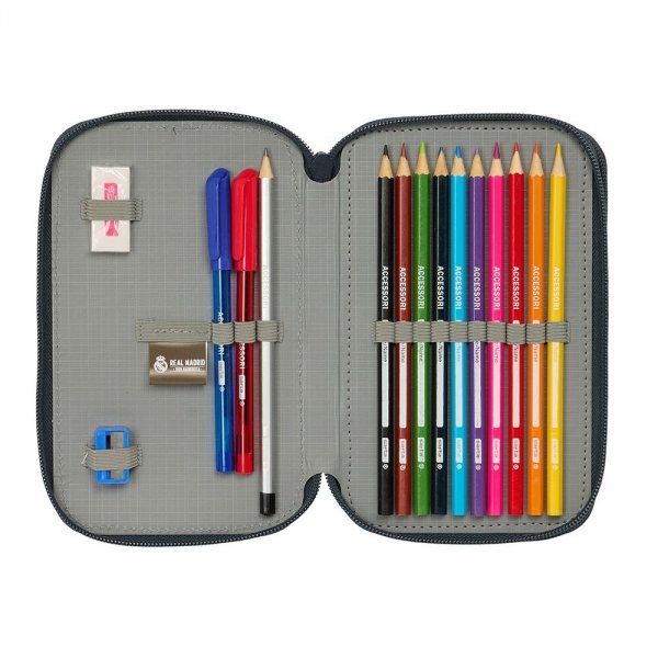 Real Madryt piórnik double filled pencil case 29 pcs 412554854