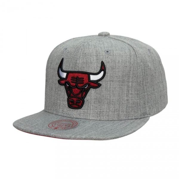 Mitchell &amp; Ness czapka z daszkiem NBA Chicago Bulls NBA Team Heather 2.0 Snapback Bulls HHSS3272-CBUYYPPPGYHT
