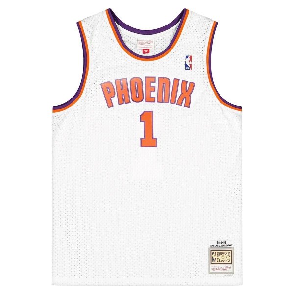 Mitchell &amp; Ness koszulka męska Phoenix NBA Alternate Jersey Suns 2002 Anfernee Hardaway SMJY4443-PSU02AHAWHIT